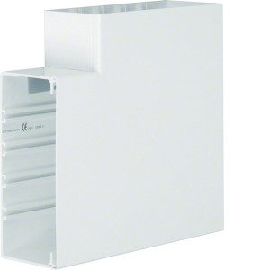 Angle plat lifea pour FB99230 h 230mm x p 100mm 4 agrafes RAL 9016 Pure - HAGER FB9923059016 