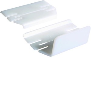 Jeu d'éclisses queraz pour GBD50100 RAL 9016 Pure - HAGER GBD501009 