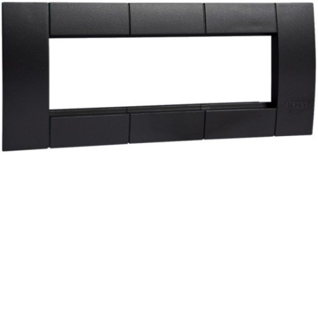 Support app 45x45 triple Noir - GOULOTTES ENCASTREES  HAGER GT4539011 