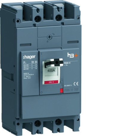 Interrupteur h3+ P630 3x400A - HAGER HCW400AR 