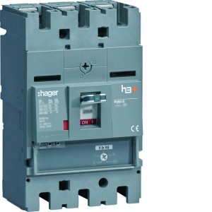 Disjoncteur Boitier Moulé h3+ P250 MAG 3P3D 200A 50kA FTC - HAGER HMT200BR 