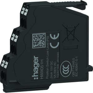 Contact de position bas niveau (PS) (pièce détachée) - HAGER HWX051HSA 