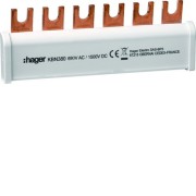 Barre de pontage 3P pour SPA180 - HAGER KBN380 