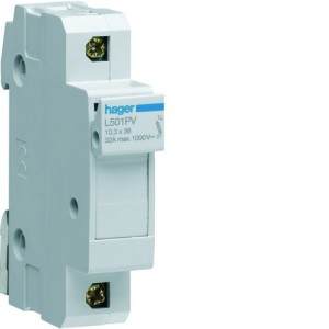 CC 1P 1000V DC L38 1m -   HAGER L501PV 