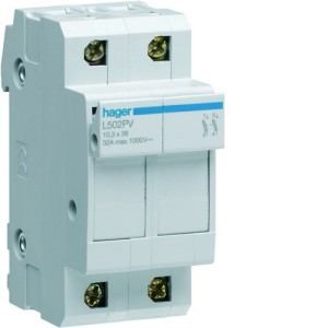 CC 2P 1000V DC L38 2m -   HAGER L502PV 