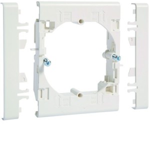 Support appareillage lifea entraxe 60mm pour LFF40/60090 RAL 9016 Pure - HAGER LFF71U0909016 