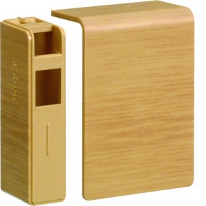 Embout SL20055 Chêne - MOULURES PLINTHES  HAGER SL200556D5 