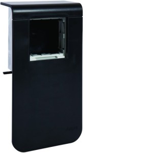 Support app 45 SL20115 Noir - MOULURES PLINTHES  HAGER SL201159709011 