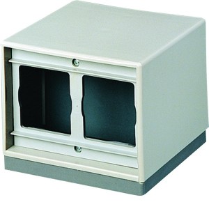 Borne à équiper 2x supports - GOULOTTE INSTALLATIO  HAGER TEHASOL508 