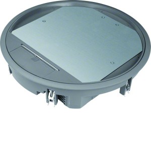 Boîte sol 24 mod.12mm grise - GOULOTTE INSTALLATIO  HAGER VR12127011 