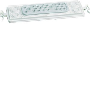 Plaque ferm. IP41 vega 18 mod - COFFRET DISTRIBUTION  HAGER VZ003VB 