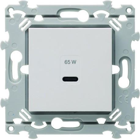 Chargeur USB-C 65W pure - HAGER WE115 