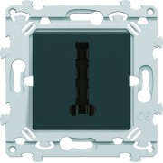 Prise T anthracite - HAGER WE200A 