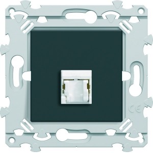 RJ45 CAT.6 STP anthracite - HAGER WE226A 