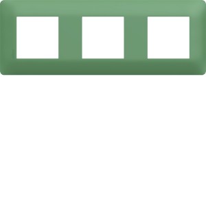 Plaque 3 postes essensya Botanic - HAGER WE543 