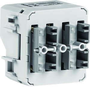 Cubyko double inter KNX bus 4E - APPAREILLAGE MURAL  HAGER WNT304 