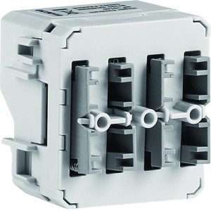 Cubyko double pouss KNX bus 2E - APPAREILLAGE MURAL  HAGER WNT332 