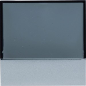 Enjoliveur thermostat KNX WKT510 et WKT511 gallery  titane - HAGER WXD510T 