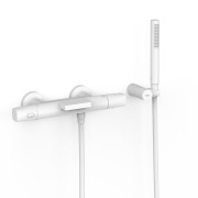 Robinet thermostatique mural pour baignoire et douche Blanc mat - TRES 19017499BM 