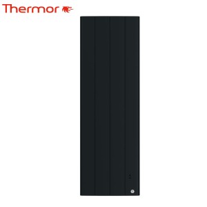 Radiateur chaleur douce BILBAO 4 connecté Vertical 1000W Gris Ardoise - THERMOR 494838