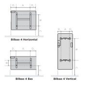 Radiateur chaleur douce BILBAO 4 connecté Bas 700W Blanc Brillant - THERMOR 494835