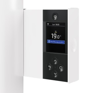 Radiateur chaleur douce BILBAO 4 connecté Vertical 1800W Blanc Brillant - THERMOR 494834