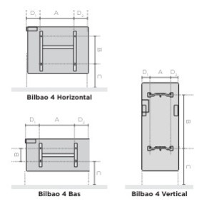 Radiateur chaleur douce BILBAO 4 connecté Bas 700W Gris Anthracite - THERMOR 494841