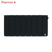 Radiateur chaleur douce BILBAO 4 connecté Bas 700W Gris Anthracite - THERMOR 494841