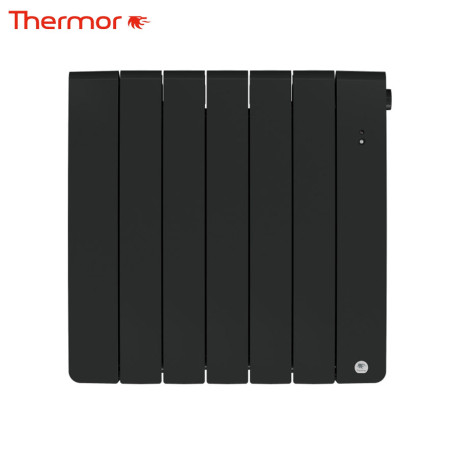 Radiateur chaleur douce BILBAO 4 connecté Horizontal 2000W Gris Ardoise - THERMOR 493832
