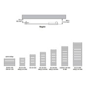 Sèche-serviette ACOVA - REGATE Mixte 377W/300W - ASX-074-050