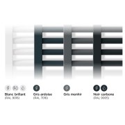 Sèche-serviettes électrique Etroit 1300W (1000W+300W) RIVA 5 soufflant - Thermor