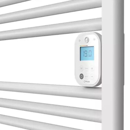 Sèche-serviettes électrique soufflant 1000+1000W blanc Ezybain boost - INTUIS M172617