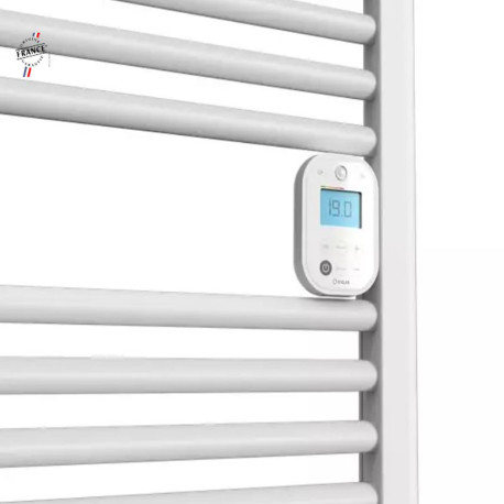 Sèche-serviettes électrique soufflant 1000+1000W blanc Ezybain boost - INTUIS M172617