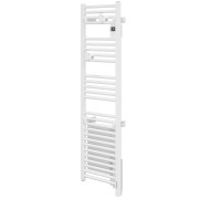 Sèche-serviettes électrique connecté 300W Blanc Carat DORIS NEO Etroit - ATLANTIC 851289