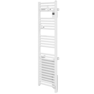 Sèche-serviettes électrique connecté 300W Blanc Carat DORIS NEO Etroit - ATLANTIC 851289