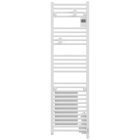 Sèche-serviettes électrique connecté 300W Blanc Carat DORIS NEO Etroit - ATLANTIC 851289