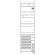 Sèche-serviettes électrique connecté 300W Blanc Carat DORIS NEO Etroit - ATLANTIC 851289