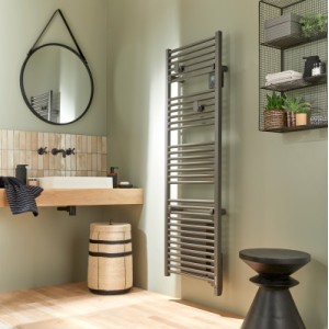 Sèche-serviettes électrique 750W DORIS Anthracite - ATLANTIC 850477