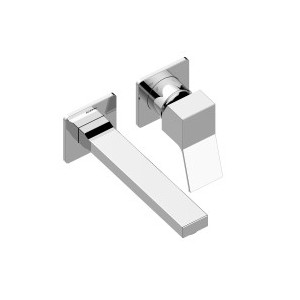 Parties externes pour mélangeur mécanique lavabo mural avec bec fixe chromé AKI - BOSSINI Z00731073