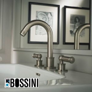 Kit robinet mélangeur avec bec orientable et bonde chrome LIBERTY LINE - BOSSINI Z00130021