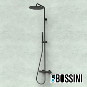 Ensemble mitigeur colonne de douche blanc mat BLACK & WHITE - BOSSINI L10092045