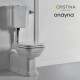 Bloc WC réservoir mi-haut complet en céramique blanc  WALDORF - CRISTINA ONDYNA WD4116