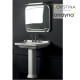 Colonne céramique pour lavabo blanc WALDORF - CRISTINA ONDYNA WD4170