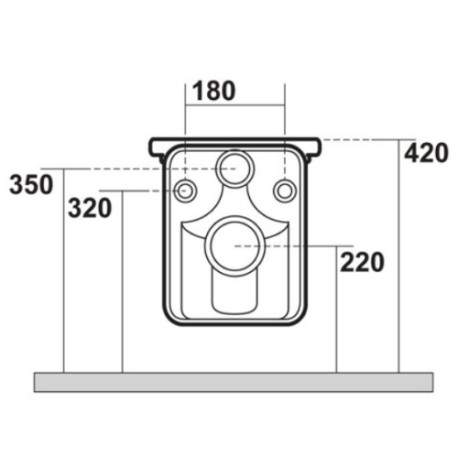 BLOC WC WALDORF SUSPENDU AVEC ABATTANT  - CRISTINA ONDYNA WD4115