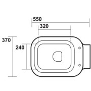 BLOC WC WALDORF SUSPENDU AVEC ABATTANT  - CRISTINA ONDYNA WD4115