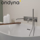 Mitigeur mural bain douche 2 sorties Inox Piega - CRISTINA ONDYNA PA10228