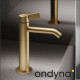 Mitigeur lavabo médium or brossé PVD Piega - CRISTINA ONDYNA PA22796I