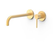 Façade mitigeur lavabo Or Mat 24K - TRES 26230022OM