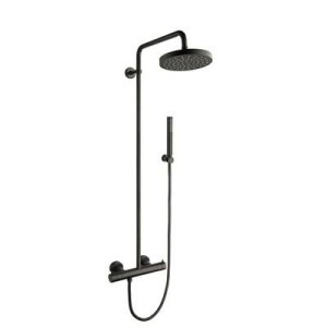 Colonne de douche avec mitigeur thermostatique BLACKMAT TRIVERDE - CRISTINA ONDYNA TV48613