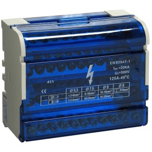 Répartiteurs 4x10 départs 125A - Digital electric 41524